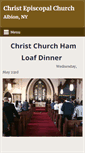 Mobile Screenshot of christchurch-albion.org