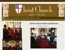 Tablet Screenshot of christchurch-albion.org